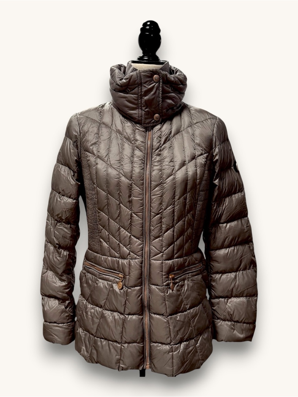 Bernardo Women's Puffer Jacket - Taupe
